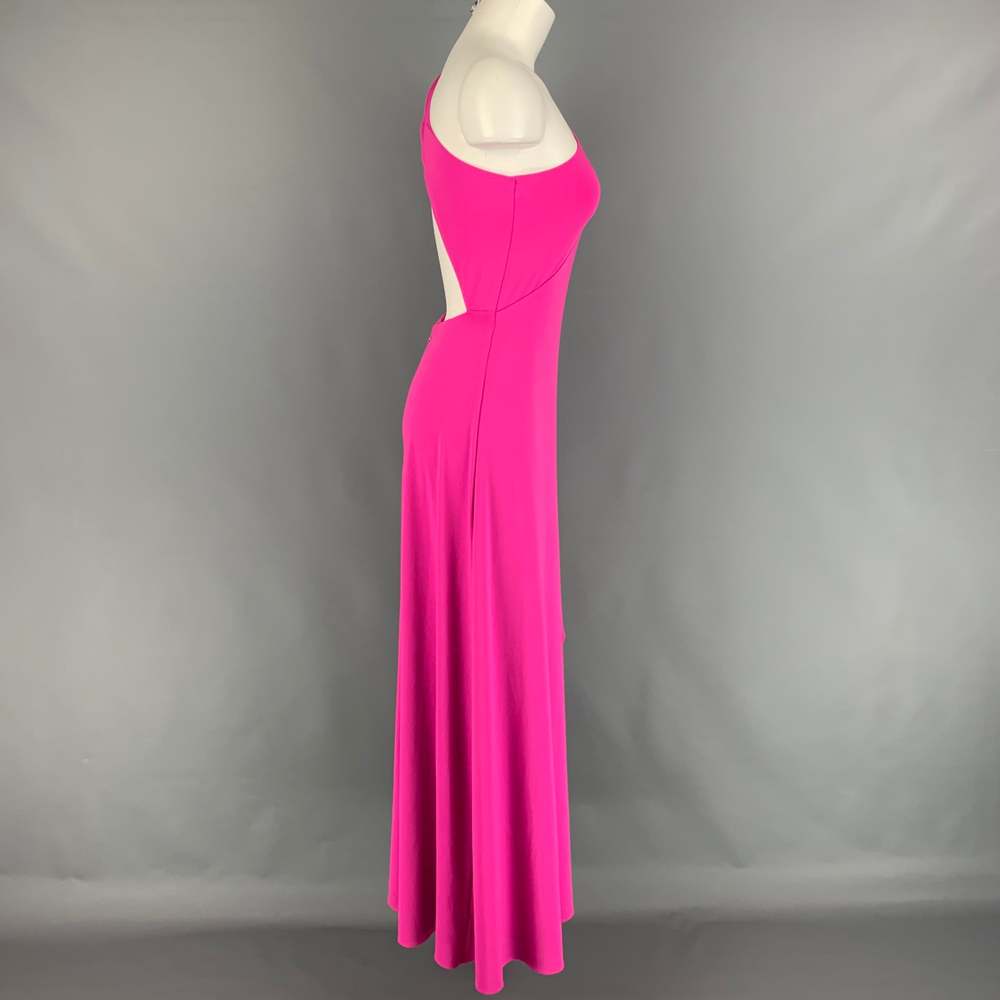 HALSTON HERITAGE Pink One Shoulder Dress - Picture 2 of 4